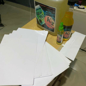 k2 liquid spray on paper