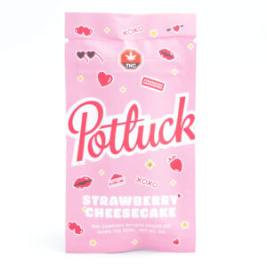 Potluck Strawberry Cheesecake Chocolate Bar