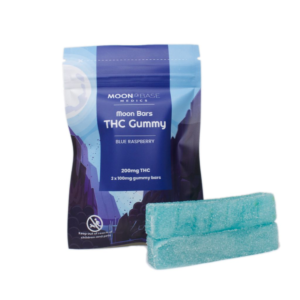 Moon Base Medics – 200mg THC Gummy– Blue Raspberry