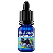 Bottle of blazing blueberry liquid incense 5ml -premium aromatic liquid